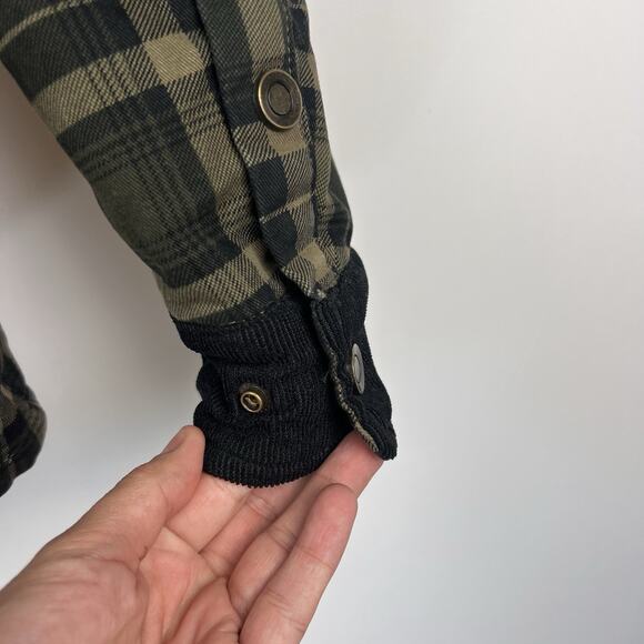 Niumike Men’s Outdoor Vintage 52 Plaid Flannel Button Down Shirt Jacket - Picture 11 of 11